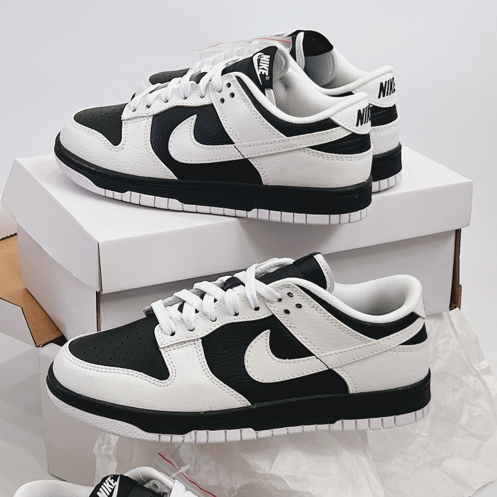 Giày Sneaker Sb Dunk Low Disrupt 2 Pale Ivory Black, Giày_Nike SB Dunk Low Black While Sb Dunk Low Kem Trắng Đen)