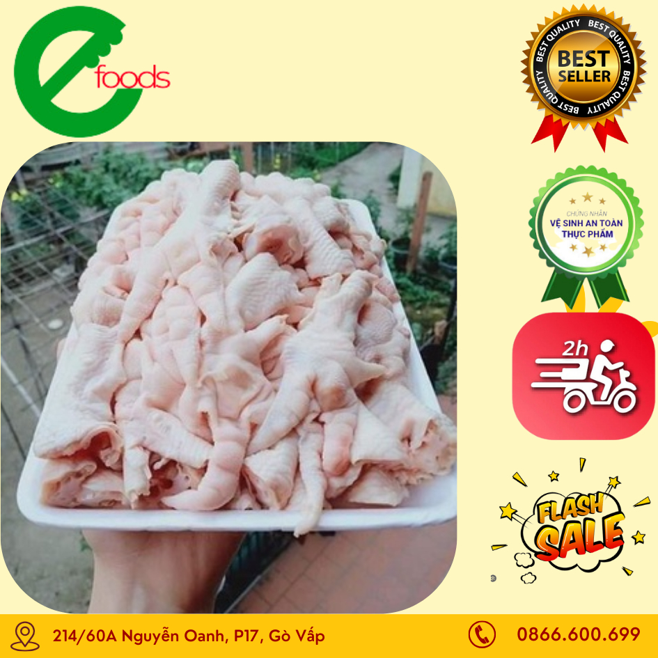 Chân Gà Rút Xương Giòn Tươi Ngon 1kg