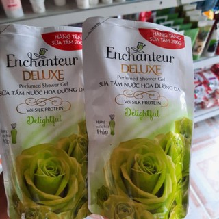 Sữa tắm nước hoa dưỡng da Enchanteur túi 200g- Hàng tặng