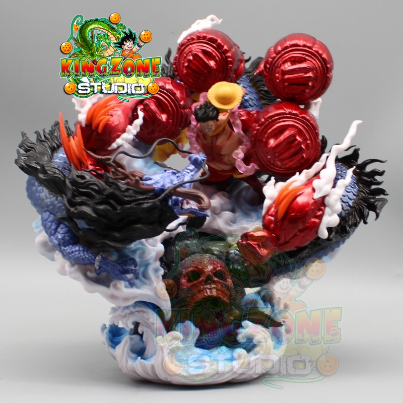 Mô hình Luffy vs tứ hoàng Kaido siêu đẹp