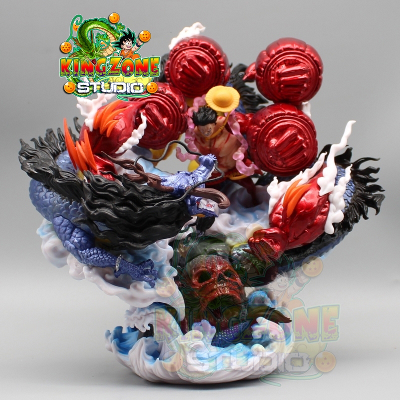 Mô hình Luffy vs tứ hoàng Kaido siêu đẹp