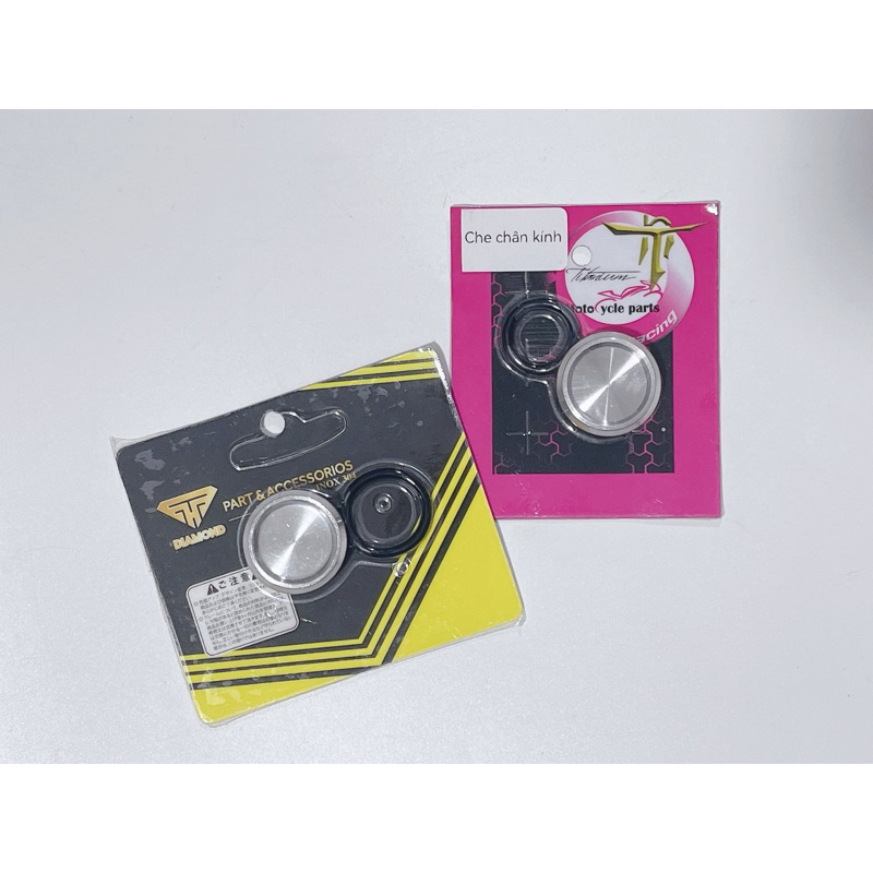 Nút chụp lỗ kiếng xe Ex10, Lead 125, Su Xipo.. hiệu CTS inox 304 ko gỉ đường kính 2.3cm -2.4cm, nút che chân gương