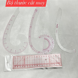 Bộ thước dẻo cắt may 4 món