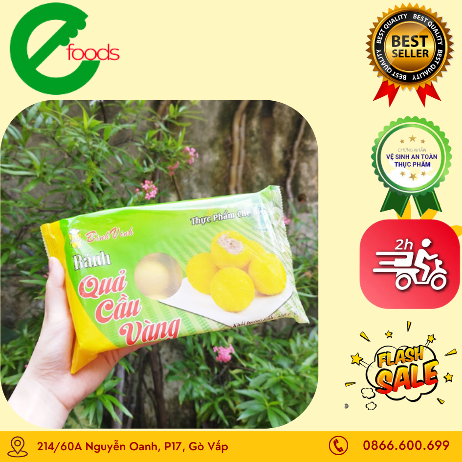 Bánh Quả Cầu Vàng[ Ship Hỏa Tóc HCM]