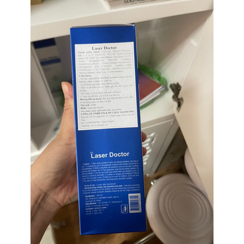 LASER DOCTOR 500ML Kem phục hồi sau laser