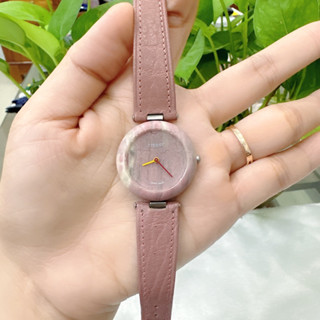 Đồng hồ nữ si nhật mặt Đá nguyên khối hiệu Tisot, dây khoá zin
