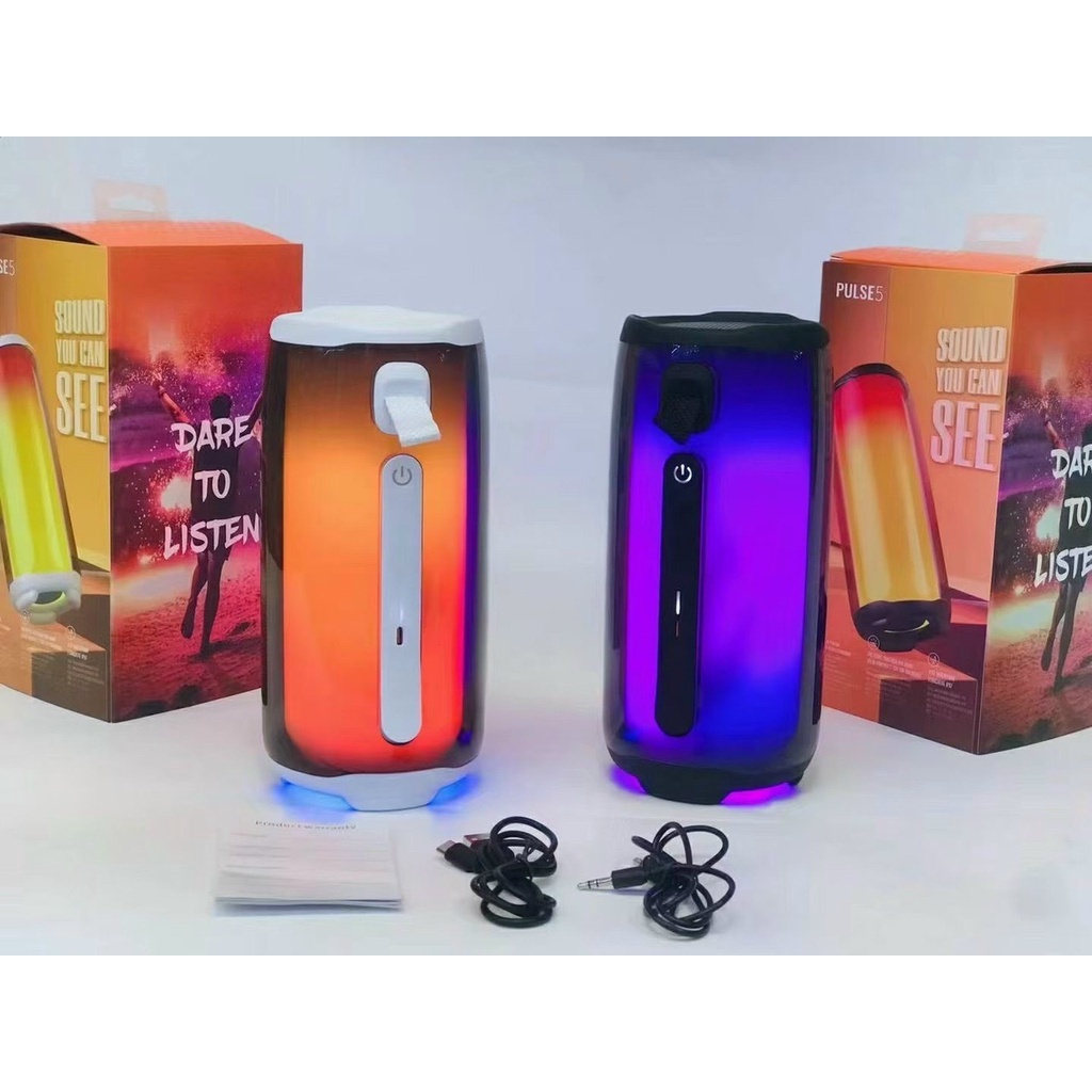 Loa Bluetooth Pulse Kèm Micro Bass Mạnh Âm Thanh Rõ Full Box Loa Hát Kèm Mic Bluetooth 5.0- TECHHIGH