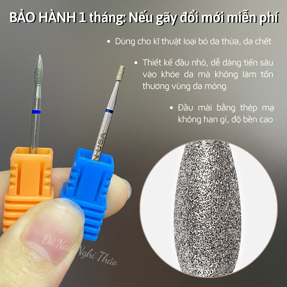 Đầu mài khóe da NGHI THẢO phụ kiện nail