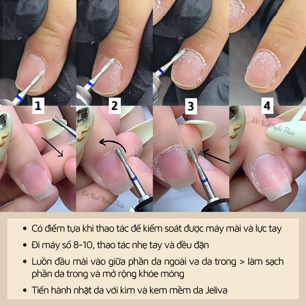 Đầu mài khóe da NGHI THẢO phụ kiện nail