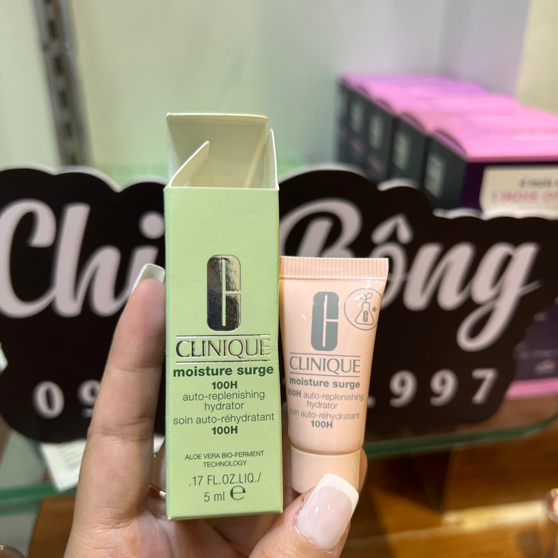 Mini Gel kem dưỡng ẩm Clinique Moisture Surge 100H 100-Hour Auto-Replenishing Hydrator