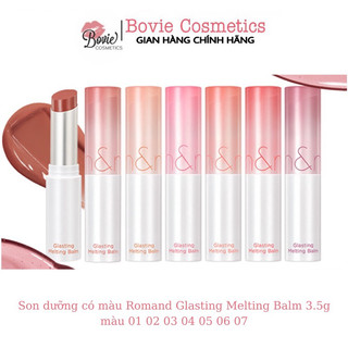 (1 - 15) Son thỏi dưỡng có màu Romand Glasting Melting Balm