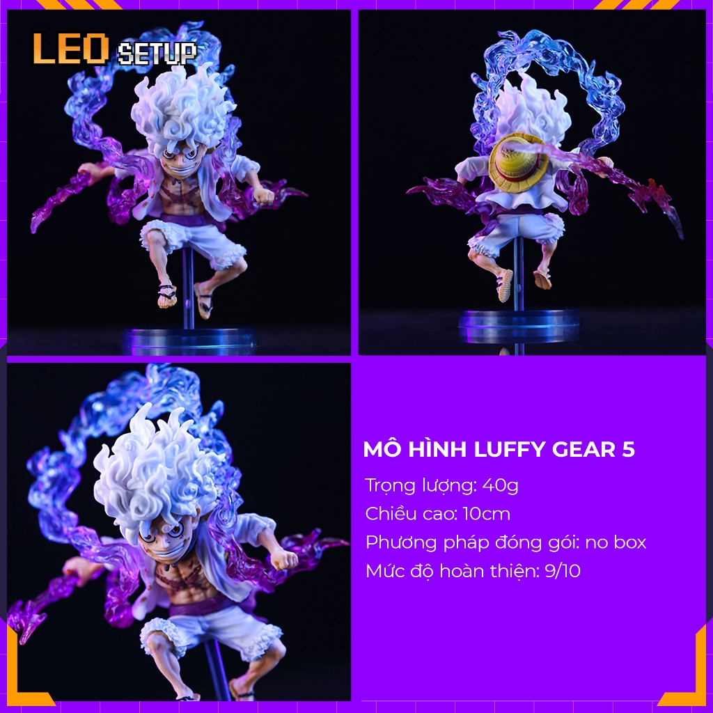 Mô Hình Luffy Gear 5 Nika WCF - One Piece Đảo Hải Tặc - Figure ShouBan Cực Nét Sưu Tầm Cao 11cm