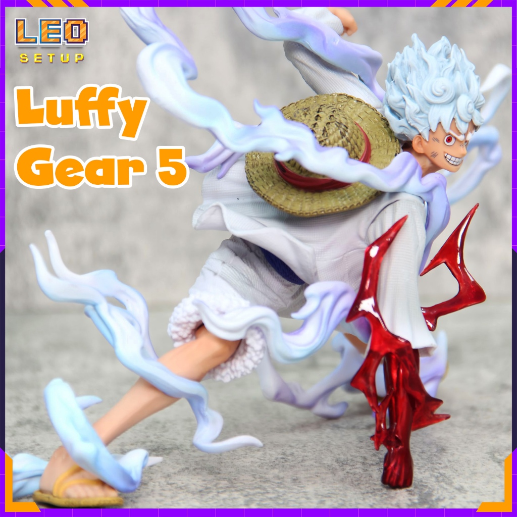 Mô Hình Luffy Gear 5 Nika - One Piece Băng Mũ Rơm Đảo Hải Tặc - Figure Cực Nét Decor Bộ Sưu Tập cao cao 16cm