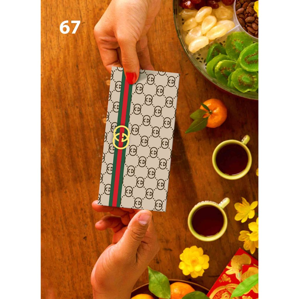 Xấp 10 BAO LÌ XÌ THƯƠNG HIỆU  SANG CHẢNH LUXURY