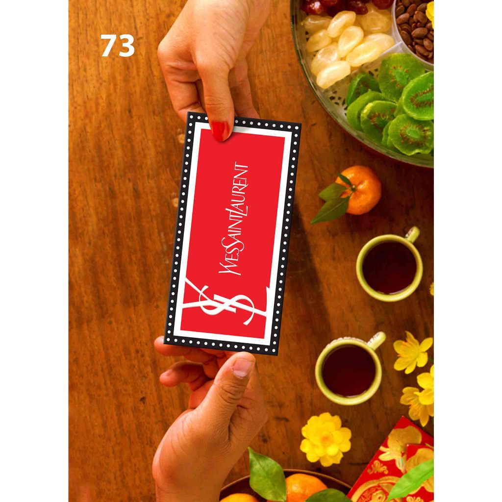 Xấp 10 BAO LÌ XÌ THƯƠNG HIỆU  SANG CHẢNH LUXURY