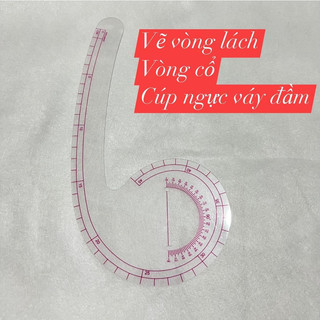Bộ Thước Dẻo Cắt May 4 Món