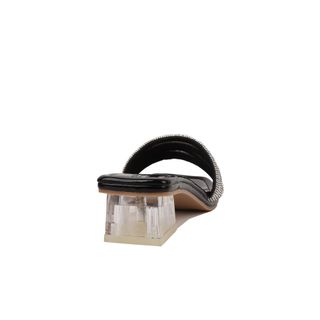 [HCM] Dép Cao Gót Hạnh Dung HD2029AH  ( Màu Nhũ - Đen )