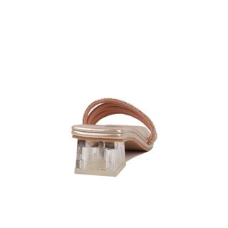 [HCM] Dép Cao Gót Hạnh Dung HD2029AH  ( Màu Nhũ - Đen )