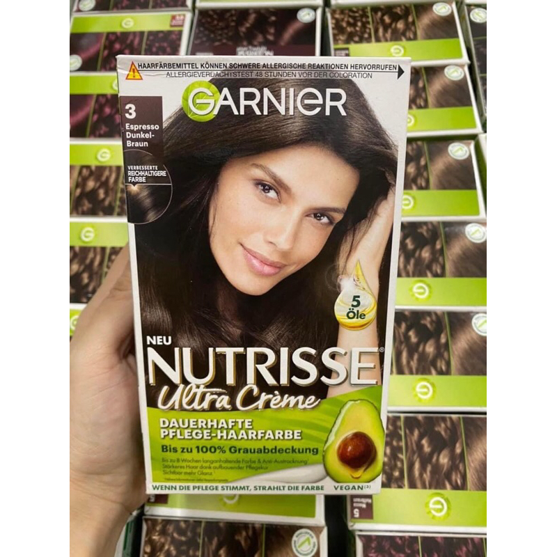 Nhuộm garnier số 3 Đức màu nâu đen