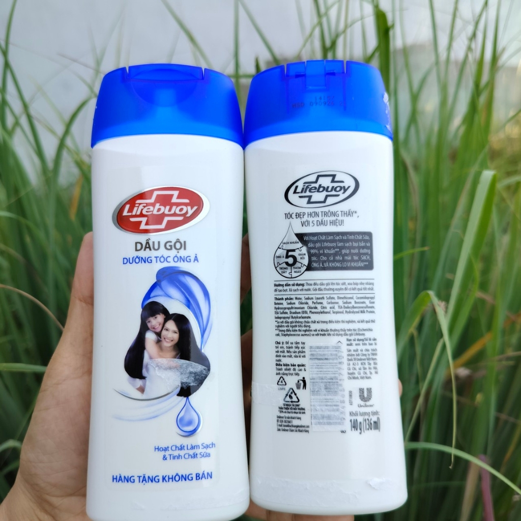 Dầu Gội Lifebuoy Dưỡng Tóc óng Ả chai 140g-Hàng Khuyến Mãi