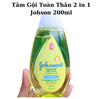 Sữa tắm gội toàn thân Johnson Baby 200ml