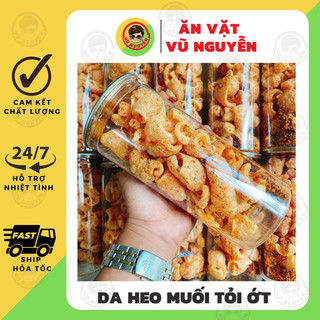 Da Heo Sấy Lắc Muối Tỏi Ớt 180g - Ăn Vặt Vũ Nguyễn Vừa Ngon Vừa Rẻ - Ship Hỏa Tốc