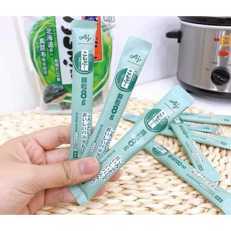 Hạt nêm ăn dặm Nhật vị nấm, tảo bẹ, rong biển cho bé ăn dặm Nhật