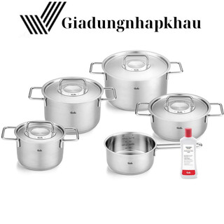 Bộ nồi fissler pure profi / fissler original profi, bộ nồi đức 5 món, made in germany, shop giadungnhapkhau