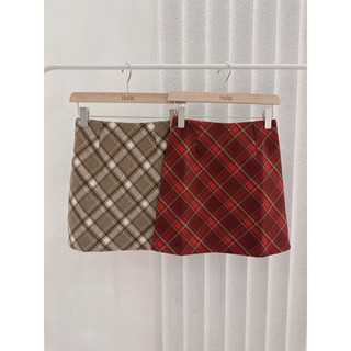 chân váy caro dạ Lianstore (9586)