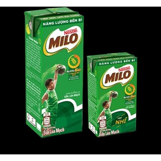 Lốc 4 hộp sữa milo có đường/ ít đường 180ml/ 110ml