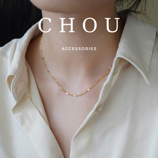 Dây Chuyền, Vòng Cổ Titan Không Đen Gỉ Trơn Basic | CHOU ACCESSORIES |