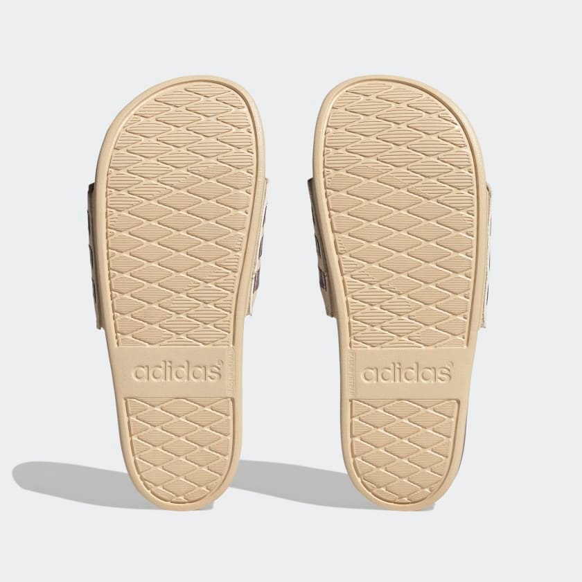 Dép quai ngang siêu nhẹ, êm adidas ADILETTE COMFORT SLIDES size 37, tím & cát