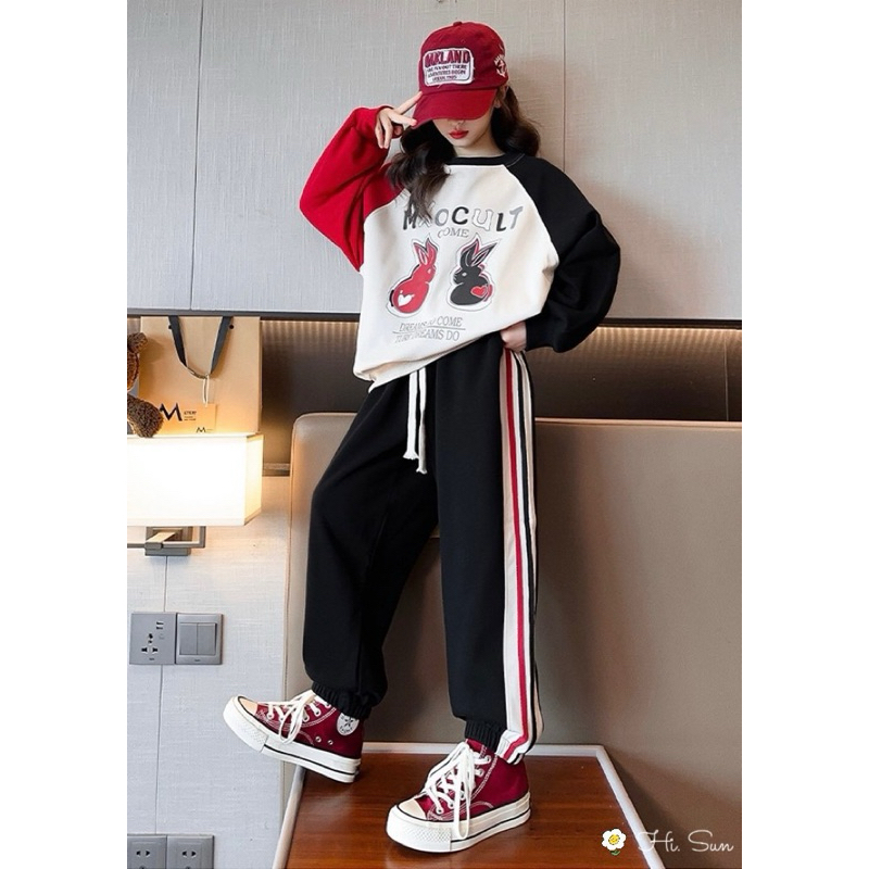 Bộ nỉ 2 chú thỏ siêu đẹp cho bé