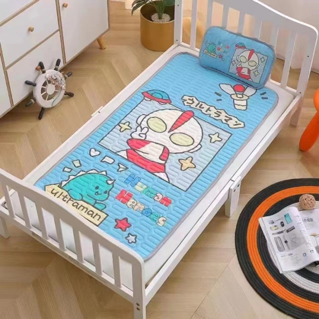 Chiếu điều hoà 5D cao su non cho bé, làm mát tạo giấc ngủ ngon, kt 60x120