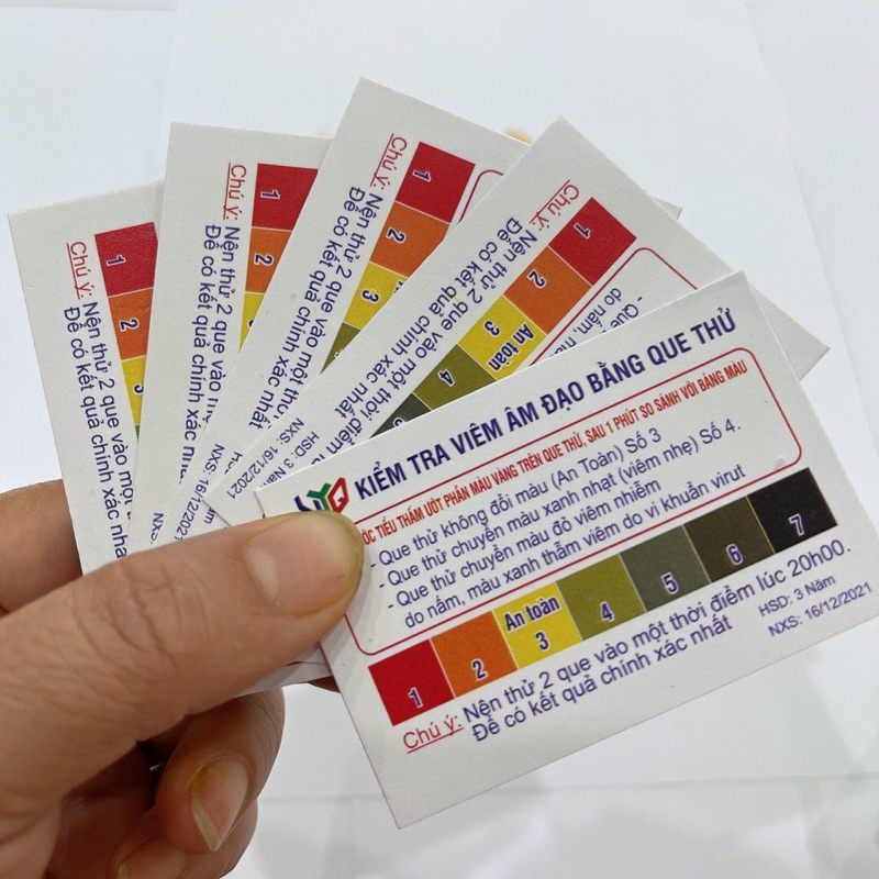Che tên SP] Que thử viêm phụ khoa - Bộ test kiểm tra viêm âm đạo cho cô bé