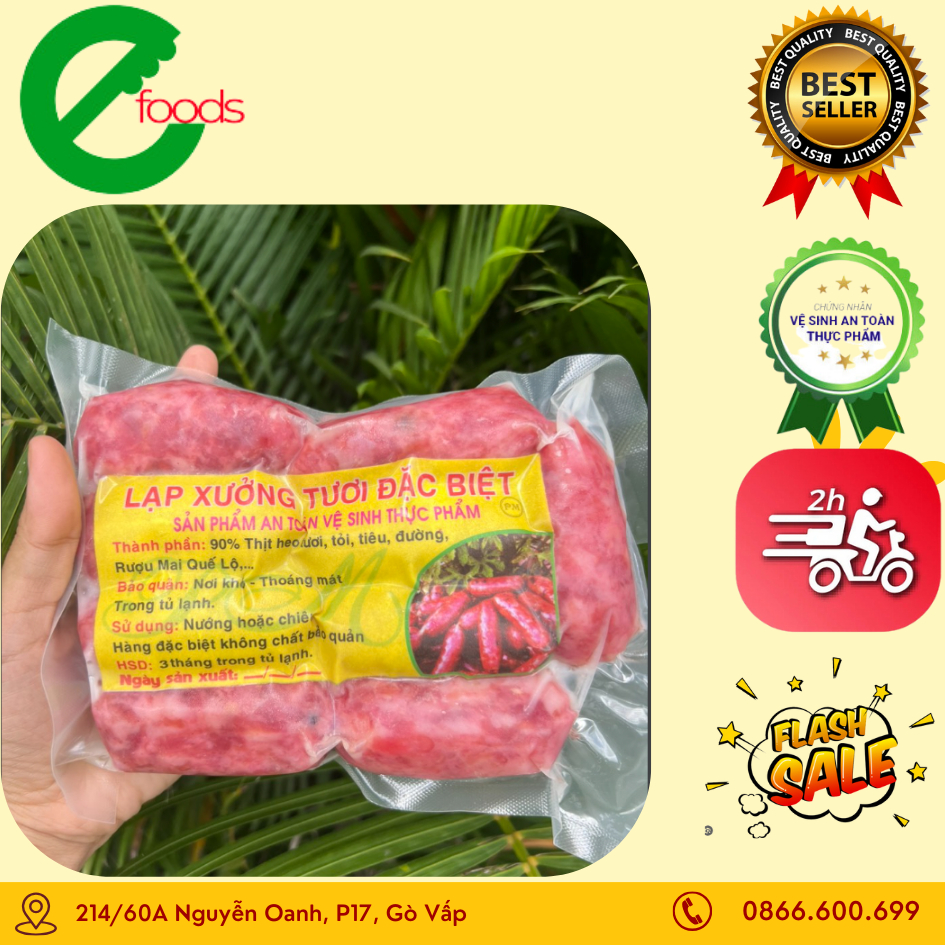 Lạp Xưởng Tươi Ngon Mê Ly 500G-1KG