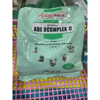 Ade bcomplex c gói 1kg á châu cung cấp vitamin ade, b và c cho vật nuôi khoẻ mạnh,mau lớn