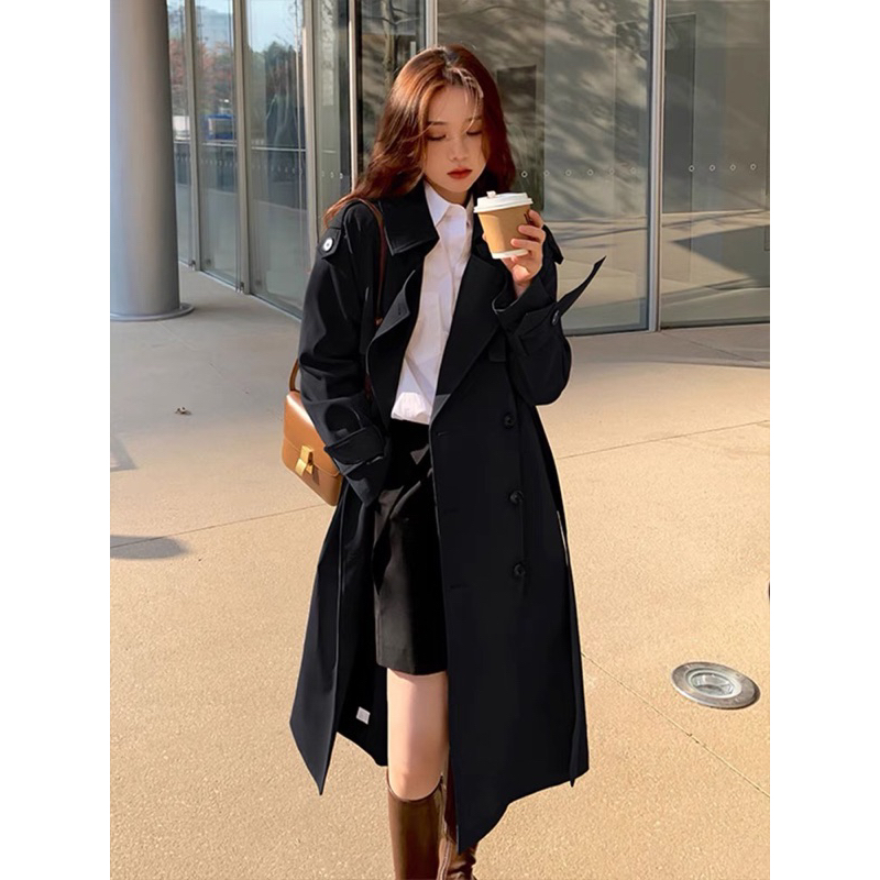 Áo Khoác Nữ Dáng Dài Thời Trang Phong Cách Hàn Quốc