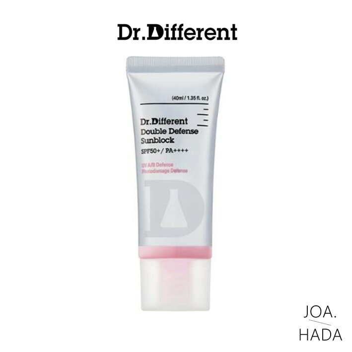 Măng tây baby - Kem chống nắng vật lý tuyp hồng dr. Different