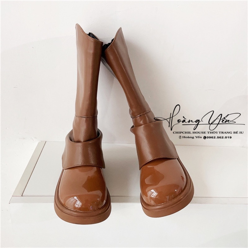 Bốt Da Bóng Cho Bé Gái ChipChil