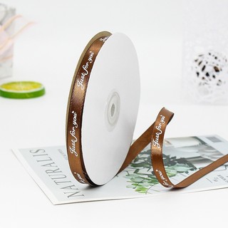 Cuộn 36 Mét Ruy Băng Lụa In Chữ Bản 1cm Lụa Đẹp