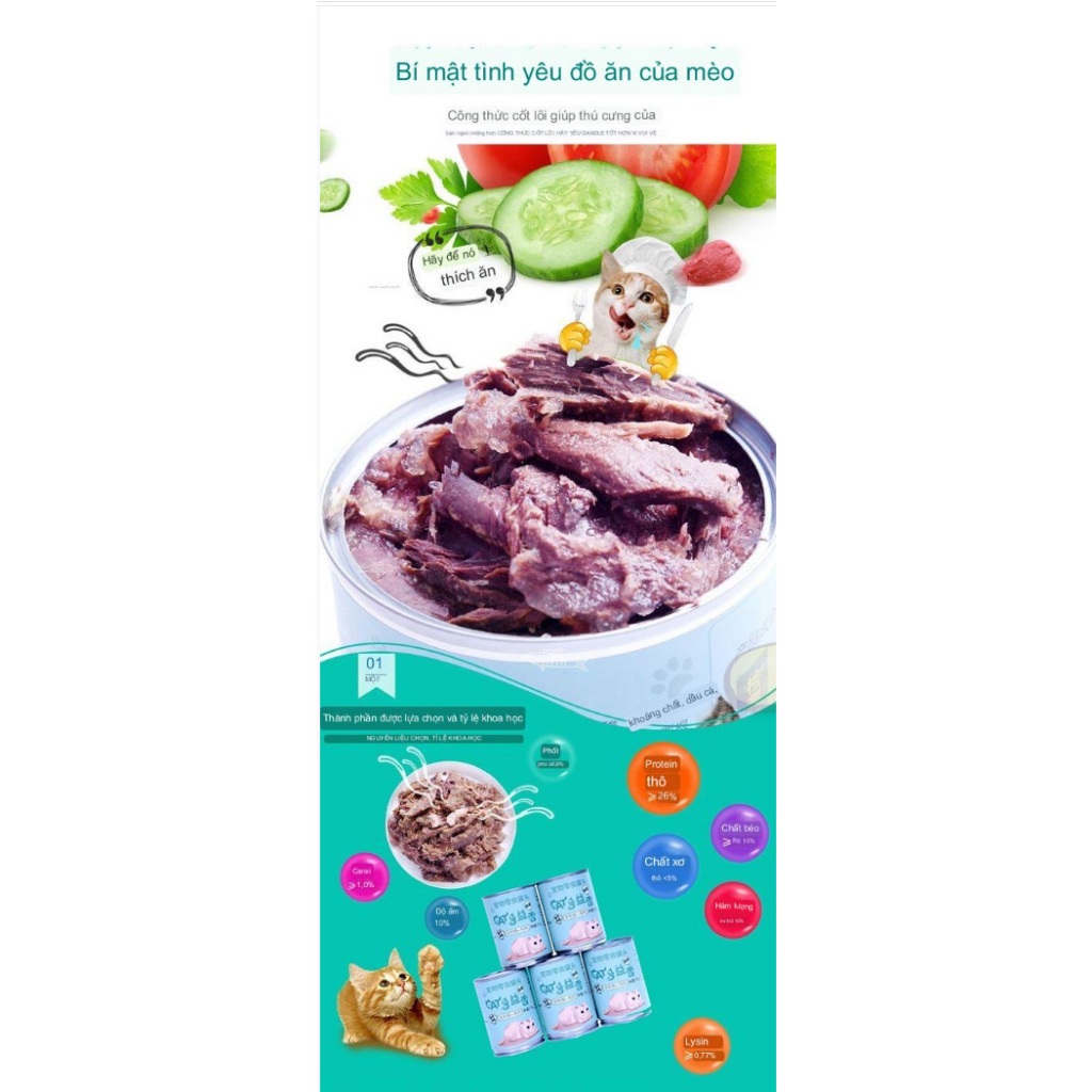 Pate mèo Whiskas-LTPETS cá ngừ lon 375g cho mèo
