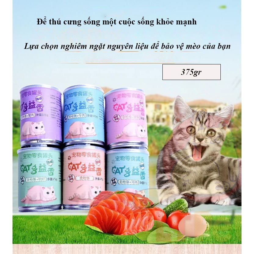 Pate mèo Whiskas-LTPETS cá ngừ lon 375g cho mèo