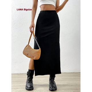 [ BIGSIZE TỪ 55-90KG ] CBS2❗❗❗Chân váy maxi xẻ tà 1 bên