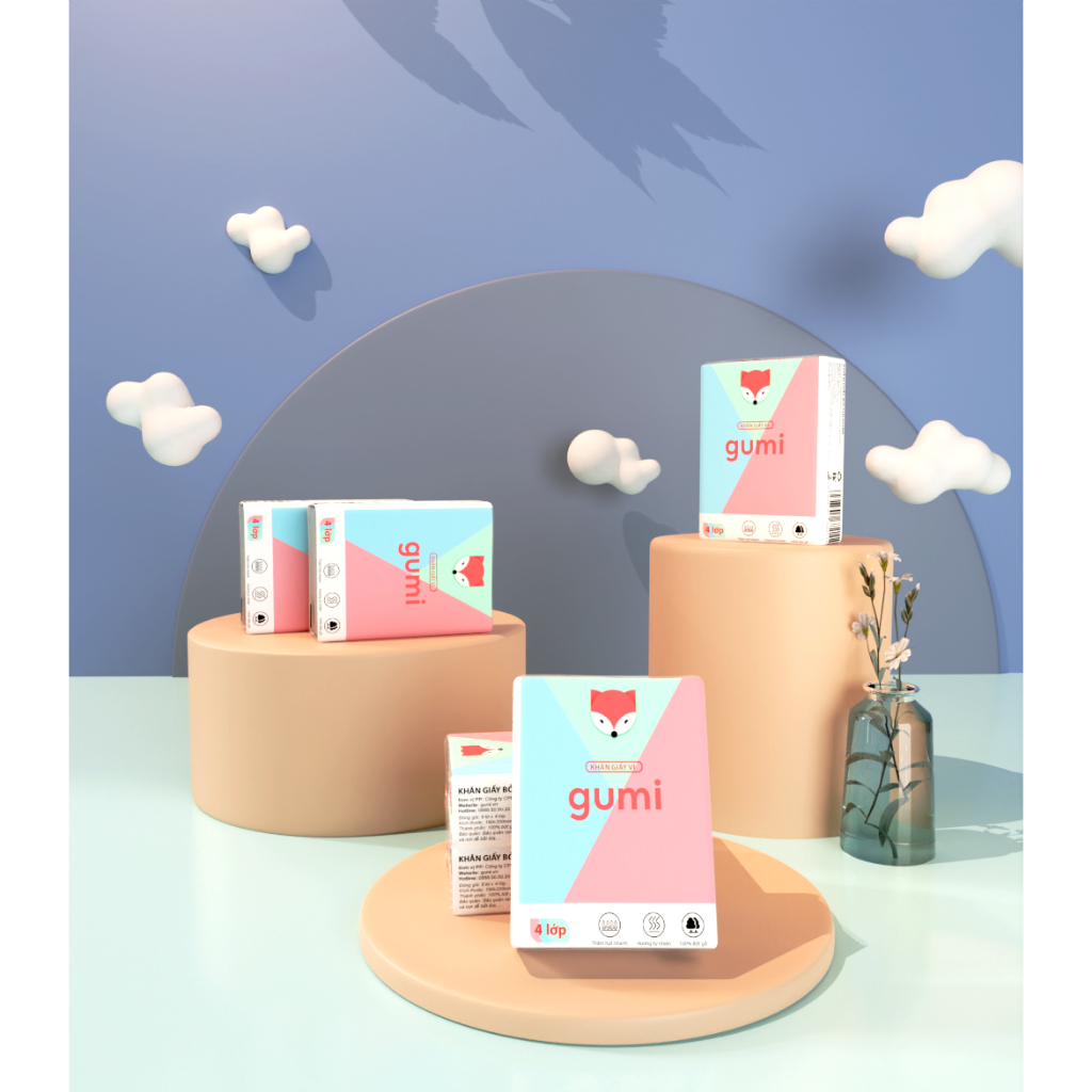 1 GÓI KHĂN GIẤY BỎ TÚI