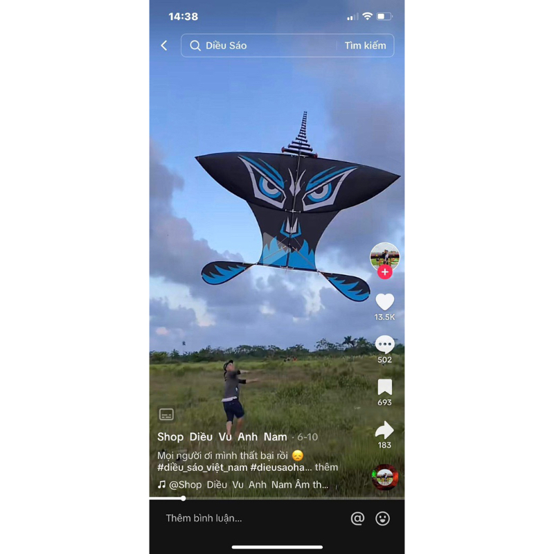 Áo diều đại trà bình dân 2m và 2m5 - giá rẻ