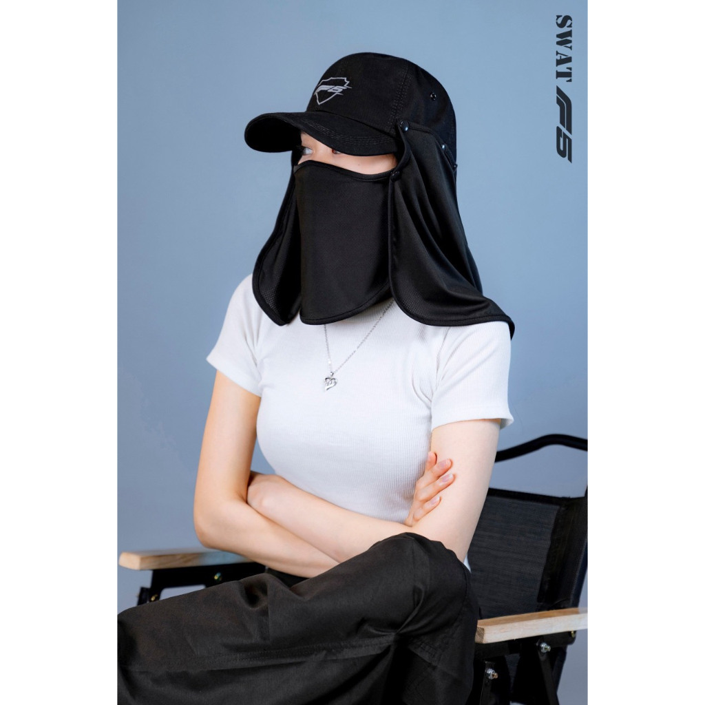 Khăn mũ trùm đầu đi phượt, leo núi, câu cá, đạp xe thiết kế thông minh, chống nắng F5