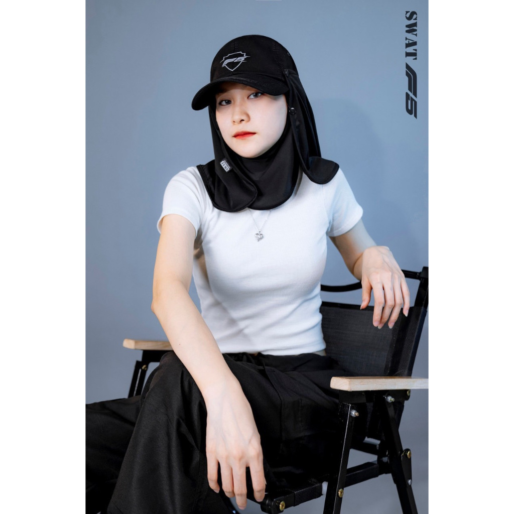 Khăn mũ trùm đầu đi phượt, leo núi, câu cá, đạp xe thiết kế thông minh, chống nắng F5