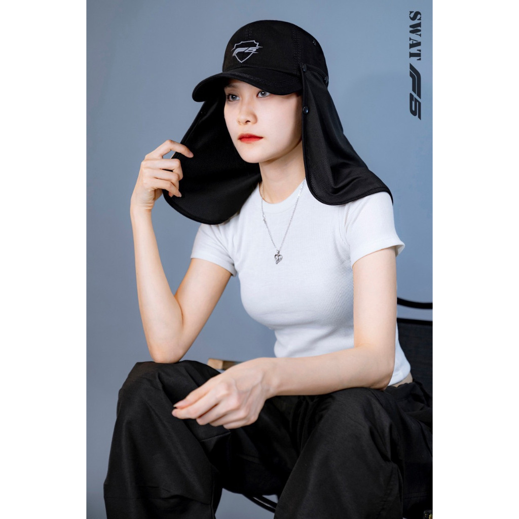 Khăn mũ trùm đầu đi phượt, leo núi, câu cá, đạp xe thiết kế thông minh, chống nắng F5