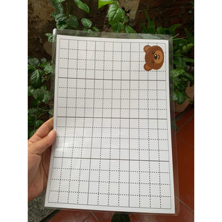 Combo 5 Bảng phụ ép plastic toàn bộ khổ A3
